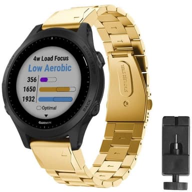 Rustfrit stål armbånd GARMIN Forerunner 945 - guld