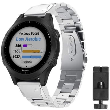 Rustfrit stål armbånd GARMIN Forerunner 945 - Sølv