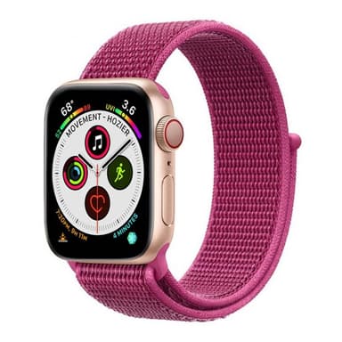Apple Watch 5 (44mm) Nylon Armbånd - Dragon Fruit