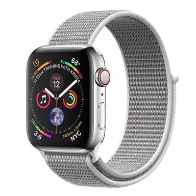 Apple Watch 4 (44mm) Nylon armbånd - Seashell