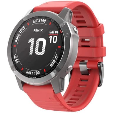 Sport Armbånd Garmin Fenix 6 - rød