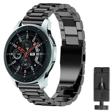 Armbånd rustfrit stål Samsung Galaxy Watch 46mm - sort