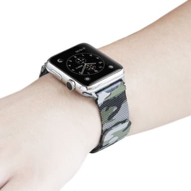 Apple Watch 42 armbånd Milanese Camo - Green