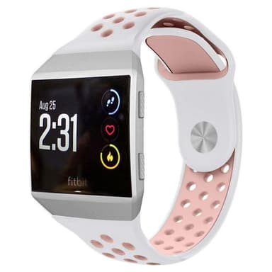 EBN Sport Armbånd Fitbit Ionic - hvid / lyserød