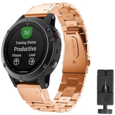 Rustfrit stål armbånd GARMIN Forerunner 945 - Rosè