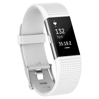 Sport Armbånd til Fitbit Charge 2 - Hvid