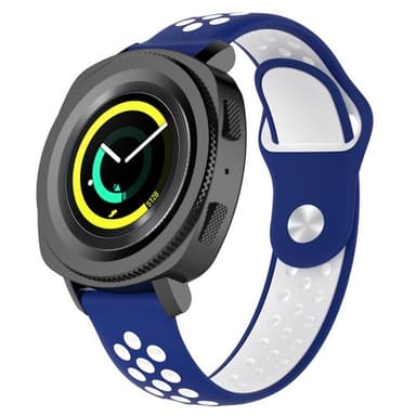 EBN Sport Armbånd Samsung Gear Sport Armbånd  - blå / hvid
