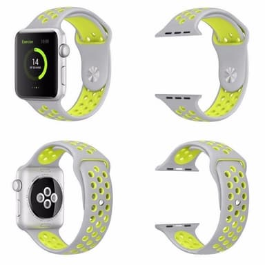 Apple Watch 38mm Sport Armbånd  Hvid-Gul