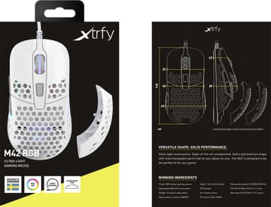 Xtrfy M42 gaming mus (hvid)