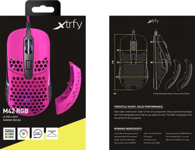 Xtrfy M42 gaming mus (pink)