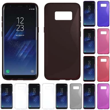 S-Line Silicone Cover til Samsung Galaxy S8 Plus (SM-G955F)  - lilla