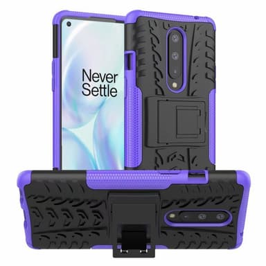 Stødbestandigt cover med stativ OnePlus 8 (IN2010)  - lilla