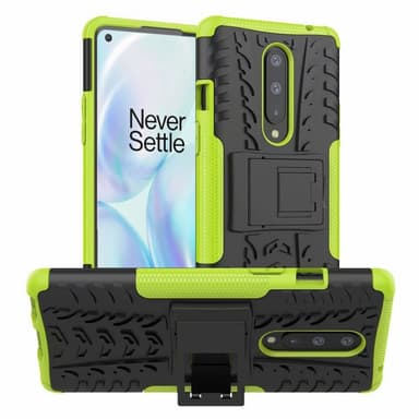 Stødbestandigt cover med stativ OnePlus 8 (IN2010)  - grøn