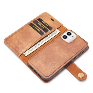 DG.MING til iPhone 12 Mini Stilfuld Pung Taske - Brun