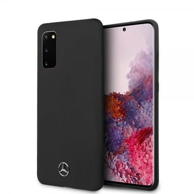 Mercedes Benz Samsung Galaxy S20 Cover med Logo Sort