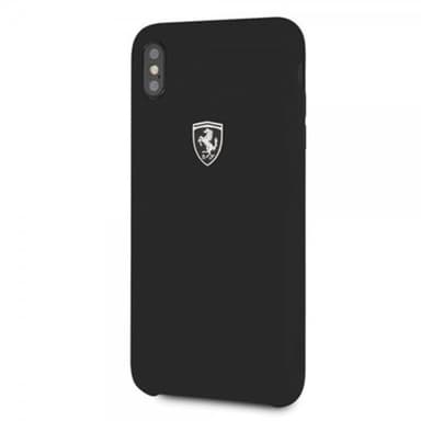 Ferrari iPhone Xs Max Skal Sillikon Ferrari Logo Svart