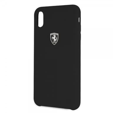 Ferrari iPhone Xs Max Skal Sillikon Ferrari Logo Svart