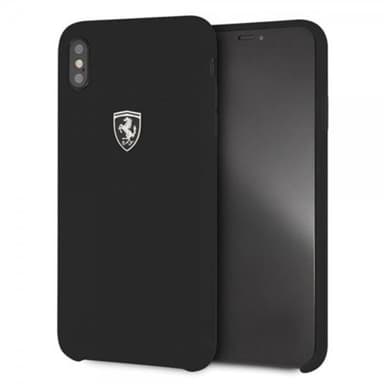 Ferrari iPhone Xs Max Skal Sillikon Ferrari Logo Svart