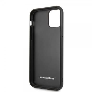 Mercedes Benz iPhone 11 Pro Max Cover Wood Line Rosewood