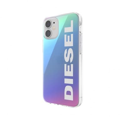 Diesel iPhone 12 Mini Cover Snap Case Holographic Hvid