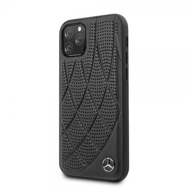 Mercedes Benz iPhone 11 Pro Skal Perforerad Svart