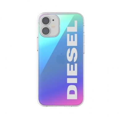 Diesel iPhone 12 Mini Cover Snap Case Holographic Hvid