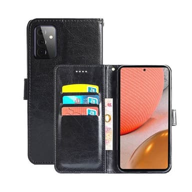 Wallet Cover 3-kort Samsung Galaxy A72 5G  - sort
