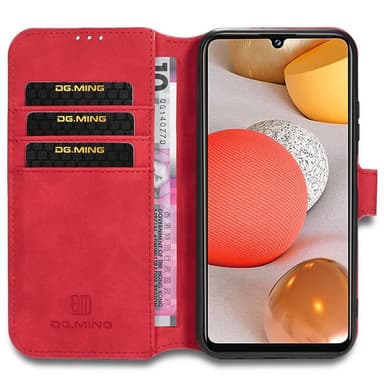 DG-Ming Wallet 3-kort Samsung Galaxy A42  - rød