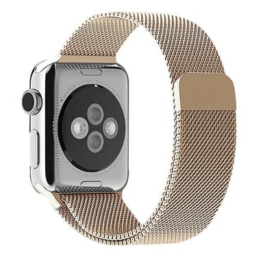 SKALO Milanese Loop Apple Watch 42/44/45/49mm - Guld