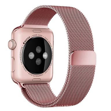 SKALO Milanese Loop Apple Watch 38/40/41mm - Rosa guld