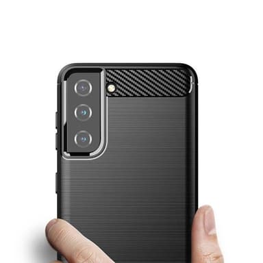 SKALO Samsung S21 Armor Carbon Stødsikker TPU-cover - Blå