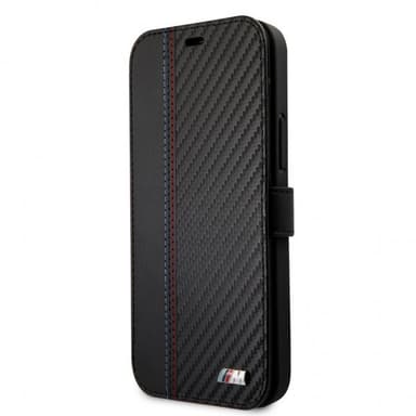 BMW iPhone 12 Pro Max Etui Dynamic Carbon Sort