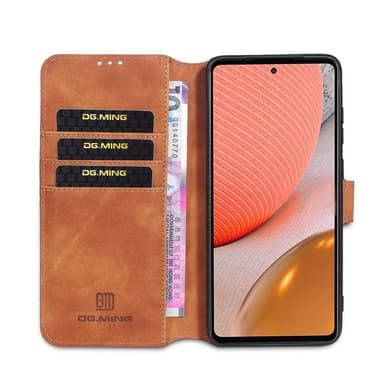 DG-Ming Wallet 3-kort Samsung Galaxy A72 5G  - brun