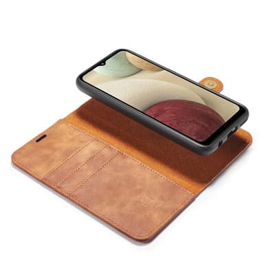 Wallet DG-Ming 2i1 Samsung Galaxy A12  - brun