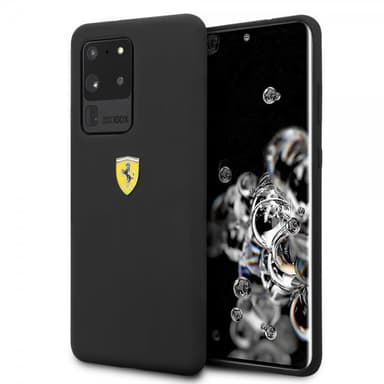 Ferrari Samsung Galaxy S20 Ultra Cover med Logo Sort