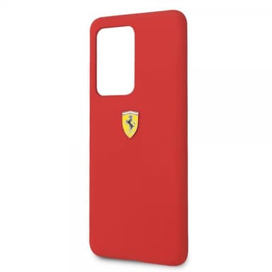 Ferrari Samsung Galaxy S20 Ultra Cover med Logo Rød