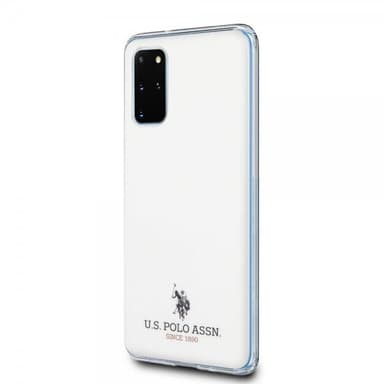 U.S. Polo Samsung Galaxy S20 Plus Cover med Logo Hvid