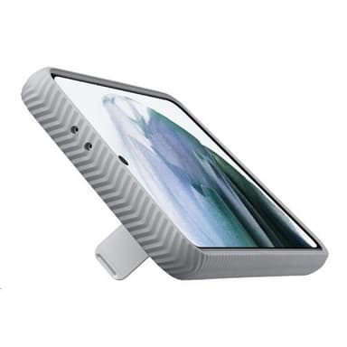 Samsung Original Galaxy S21 Plus Cover Protective Standing Cover Lysegrå
