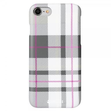 Krusell iPhone 7/8/SE Cover Limited Cover Plaid Light Grey