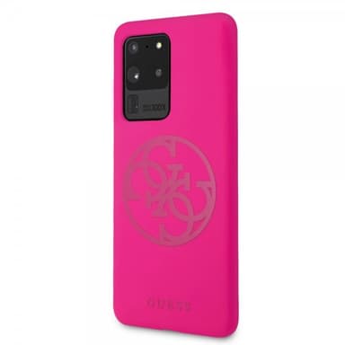 Guess Samsung Galaxy S20 Ultra Cover med Logo Magenta