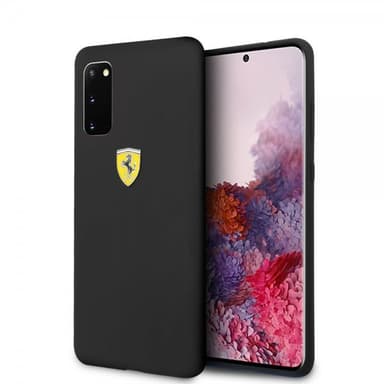 Ferrari Samsung Galaxy S20 Cover med Logo Sort