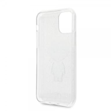 Karl Lagerfeld iPhone 11 Pro Max Cover Iconic Glitter Cover Sølv