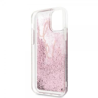 Karl Lagerfeld iPhone 11 Pro Cover Glitter Signature Cover Roseguld