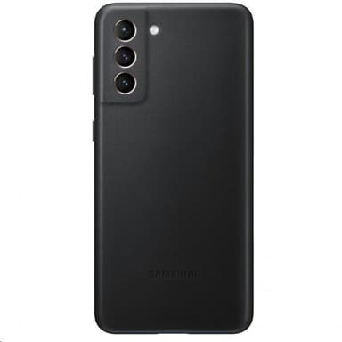 Samsung Original Galaxy S21 Plus Cover Leather Cover Sort