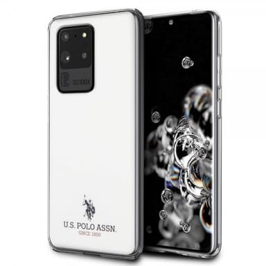 U.S. Polo Samsung Galaxy S20 Ultra Cover med Logo Hvid