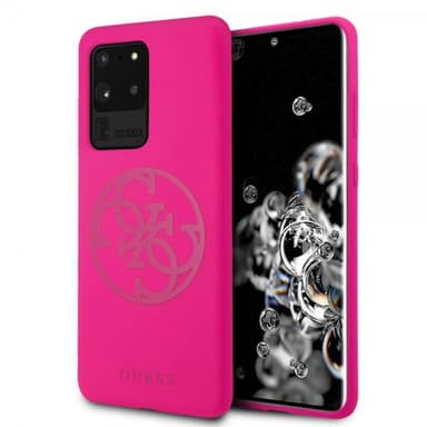 Guess Samsung Galaxy S20 Ultra Cover med Logo Magenta