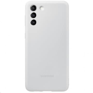 Samsung Original Galaxy S21 Cover Silicone Cover Lysegrå