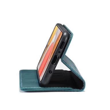 CASEME Retro tegnebog taske til Samsung Galaxy S21 Blå
