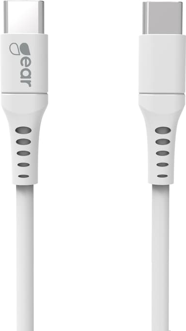 Gear USB-C til USB-C 2.0 kabel 1m (hvid)