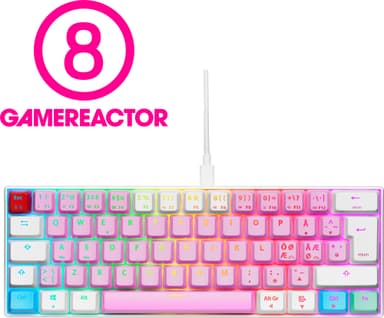 NOS C-450 Mini PRO RGB gaming-tastatur (Cotton Candy)